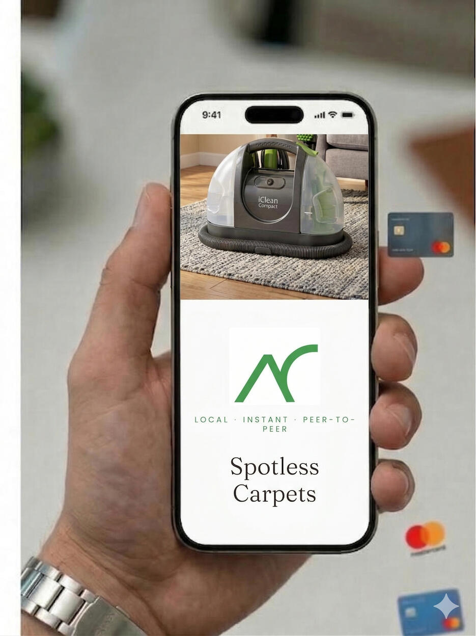 iClean Compact - Portable Carpet & Upholstery Cleaner Portable carpet cleaner rental Vancouver Richmond Burnaby - Newclean iClean Compact