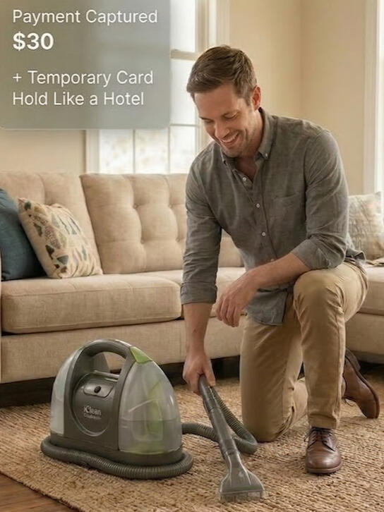 Portable carpet cleaner rental Vancouver Richmond Burnaby - Newclean iClean Compact