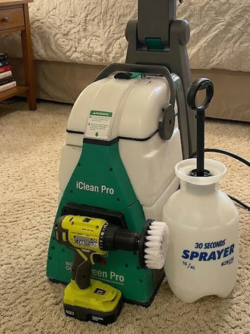 iClean Compact - Portable Carpet & Upholstery Cleaner Portable carpet cleaner rental Vancouver Richmond Burnaby - Newclean iClean Compact