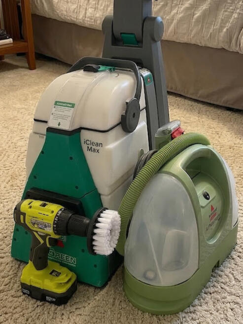 iClean Compact - Portable Carpet & Upholstery Cleaner Portable carpet cleaner rental Vancouver Richmond Burnaby - Newclean iClean Compact