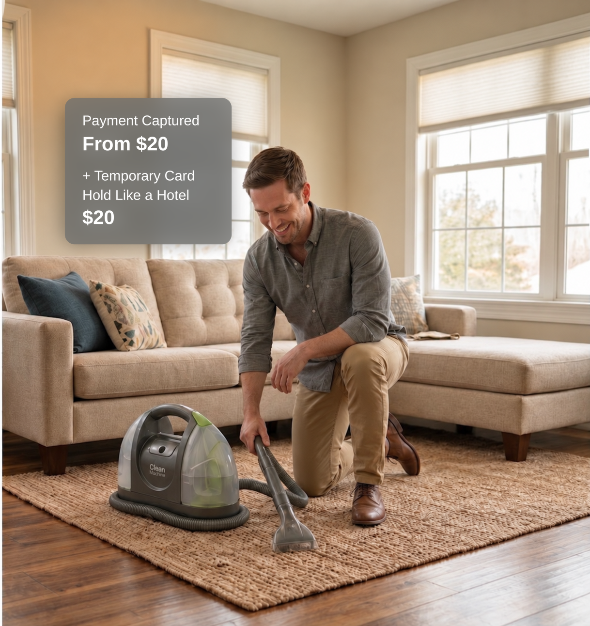 Clean with iClean Compact and return it