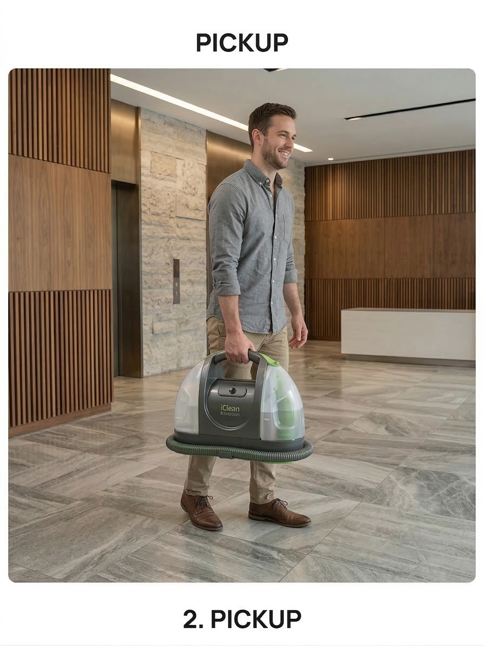 Pick up the iClean Compact